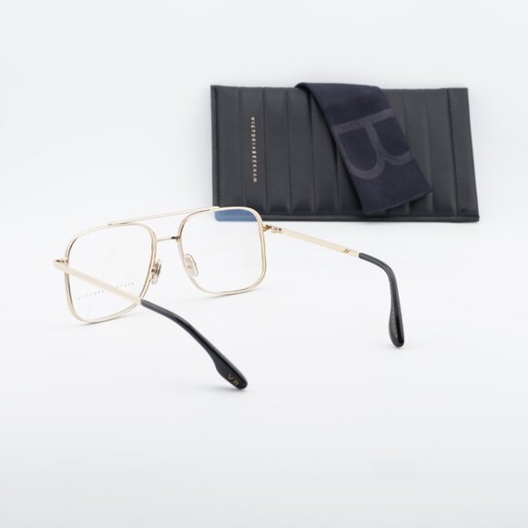 Victoria Beckham VB221 011 Square Eyeglasses - Black Gold 55mm main image 8